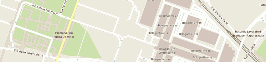 Mappa della impresa bologna congressi (spa) a BOLOGNA