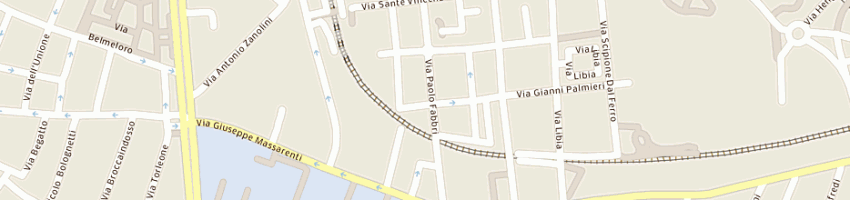 Mappa della impresa florian cinetivu di zucchelli alessandro e c sas a BOLOGNA
