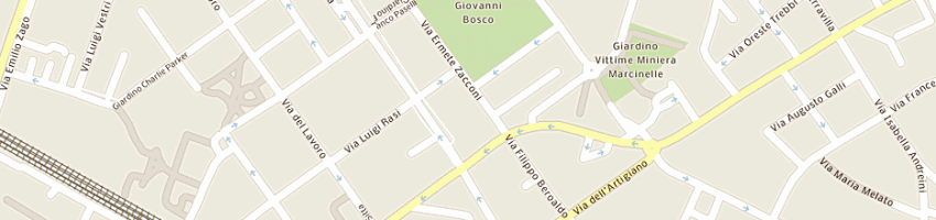 Mappa della impresa bosi alberto a BOLOGNA