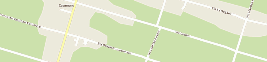 Mappa della impresa scuola media a CENTO