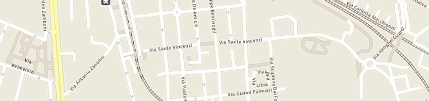 Mappa della impresa edicolandia sas a BOLOGNA
