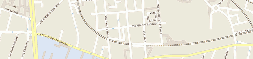 Mappa della impresa coop facchini i veloci soc coop a BOLOGNA