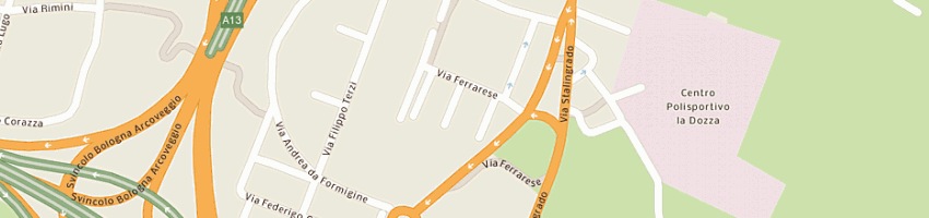 Mappa della impresa tabaccheria pinardi di pinardi fabio a BOLOGNA
