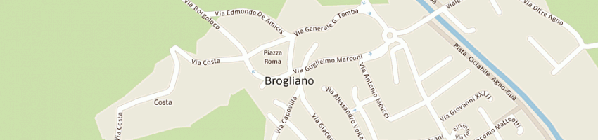 Mappa della impresa lealini giampaolo a BROGLIANO