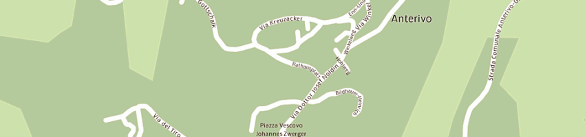 Mappa della impresa vigili del fuoco volontari anterivo a ANTERIVO