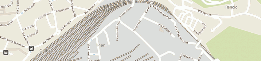 Mappa della impresa tabaccheria piani a BOLZANO