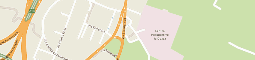 Mappa della impresa factotum srl a BOLOGNA