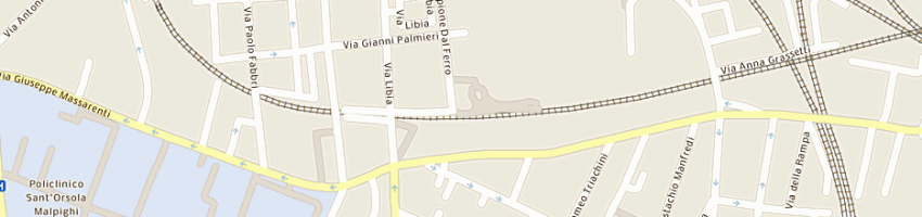 Mappa della impresa associazione cirenaica a BOLOGNA