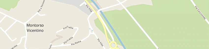 Mappa della impresa camuzzi-gazometri spa a MONTORSO VICENTINO