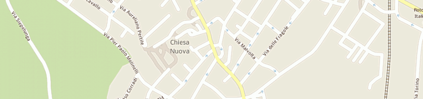 Mappa della impresa farmacia san silverio della chiesa nuova (snc) a BOLOGNA