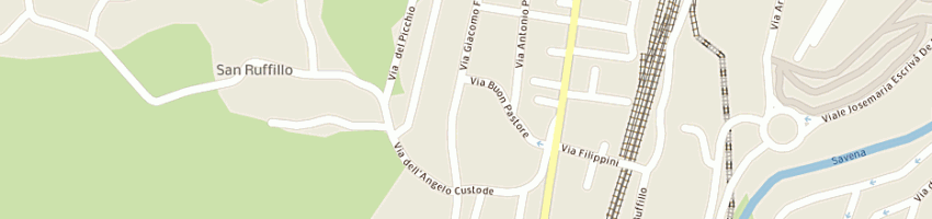 Mappa della impresa bissani roberto a BOLOGNA
