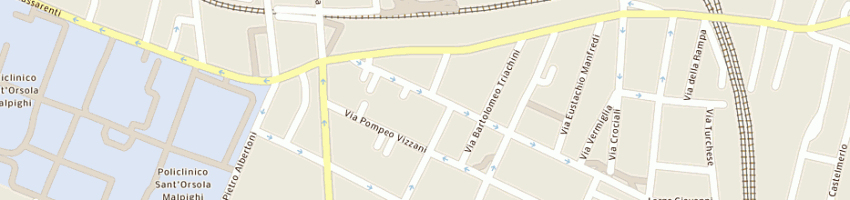 Mappa della impresa brunelli gianfranco a BOLOGNA