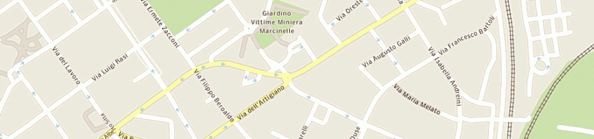 Mappa della impresa studio san donato srl a BOLOGNA
