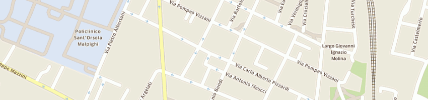 Mappa della impresa ospizio s anna a BOLOGNA