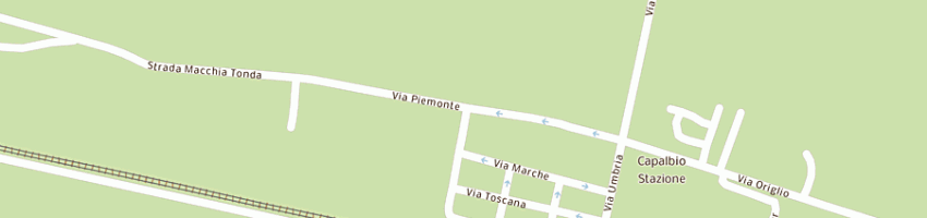Mappa della impresa donati mauro a CAPALBIO