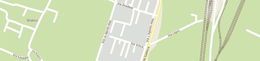 Mappa della impresa studio rc di capiani a e c sas a SAN GIORGIO DI PIANO