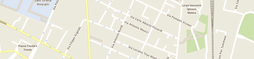 Mappa della impresa magagnoli mario a BOLOGNA