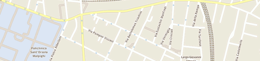Mappa della impresa outline studios a BOLOGNA