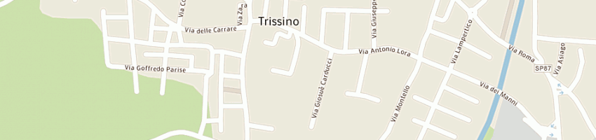 Mappa della impresa rino mastrotto group spa a TRISSINO