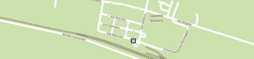 Mappa della impresa di virgilio filippo a CAPALBIO