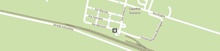 Mappa della impresa fociani francesca a CAPALBIO