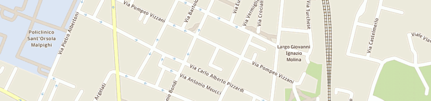 Mappa della impresa bar latteria tuttobene di lama vanes a BOLOGNA