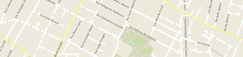 Mappa della impresa pedretti franco a BOLOGNA