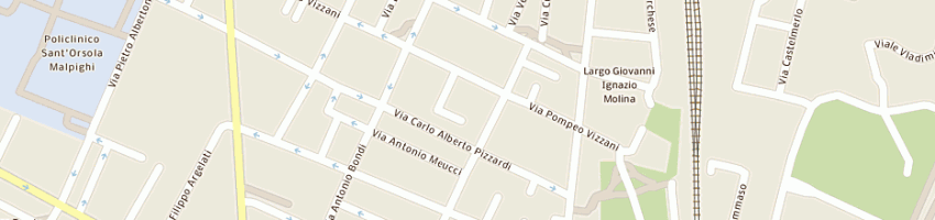 Mappa della impresa ghelfi marisa a BOLOGNA