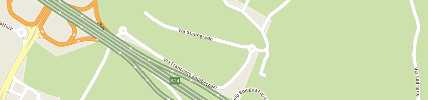 Mappa della impresa associazione volontaria pubblica assistenza croce italia a BOLOGNA