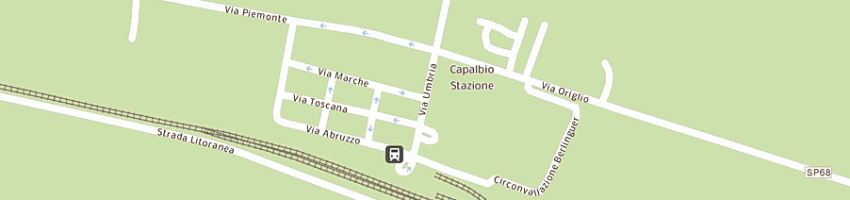 Mappa della impresa ricci cristina a CAPALBIO
