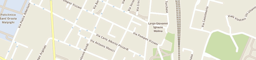 Mappa della impresa pagani renato a BOLOGNA