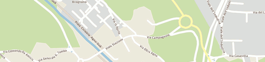Mappa della impresa zentex (spa) a BROGLIANO