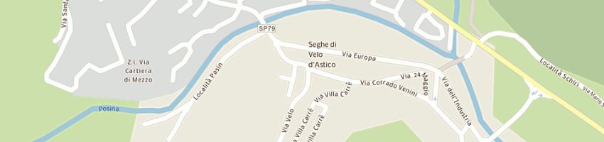 Mappa della impresa toniolo maurizio a VELO D ASTICO