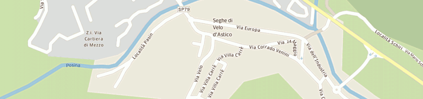 Mappa della impresa anffas onlus di schio a VELO D ASTICO