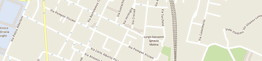 Mappa della impresa suoni comunicazione di simonetti claudio a BOLOGNA