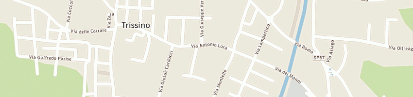 Mappa della impresa Dai Tosi  Trissino