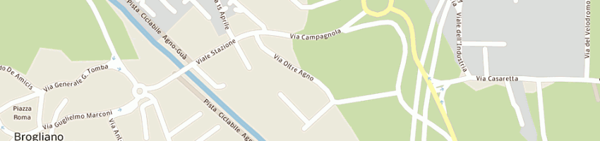 Mappa della impresa on e off srl a BROGLIANO