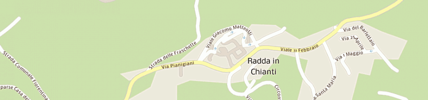 Mappa della impresa losi anna a RADDA IN CHIANTI