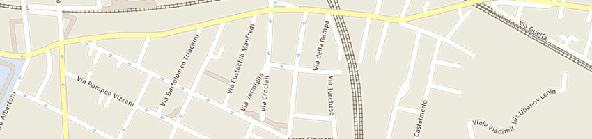 Mappa della impresa greco pietro snc e c a BOLOGNA