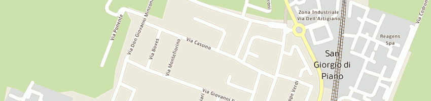 Mappa della impresa neri natale a SAN GIORGIO DI PIANO