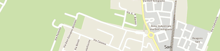Mappa della impresa romagnoli eugenio a SAN GIORGIO DI PIANO