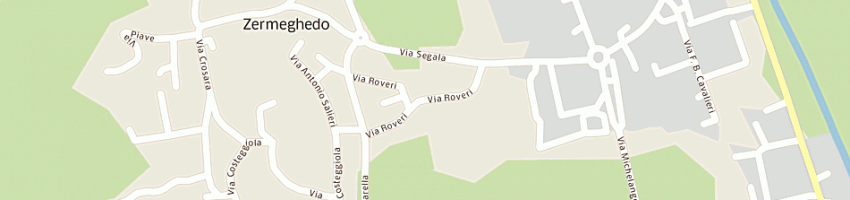 Mappa della impresa leder (spa) a ZERMEGHEDO