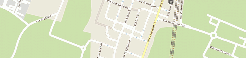 Mappa della impresa franzoni maurizio a SAN GIORGIO DI PIANO