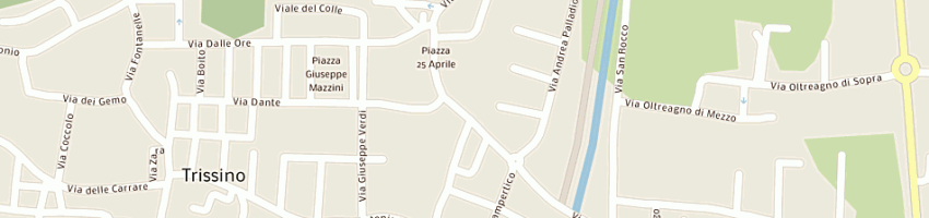 Mappa della impresa poste italiane a TRISSINO