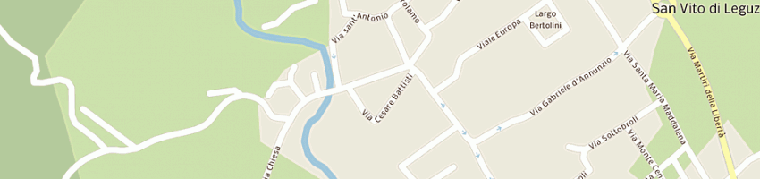 Mappa della impresa bortoli srl a SAN VITO DI LEGUZZANO