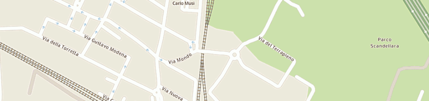 Mappa della impresa centralcoke di castelli cesare a BOLOGNA