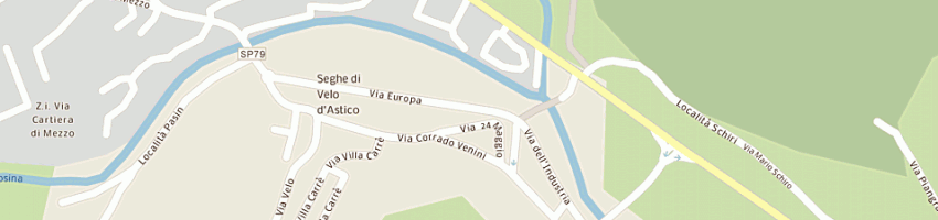 Mappa della impresa autofficina-carrozzeria marchiondo tullio snc di marchiondo fabi a VELO D ASTICO