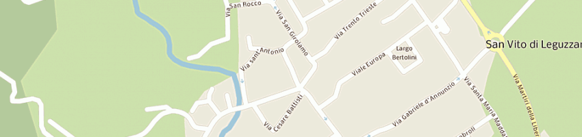 Mappa della impresa scuola materna a SAN VITO DI LEGUZZANO