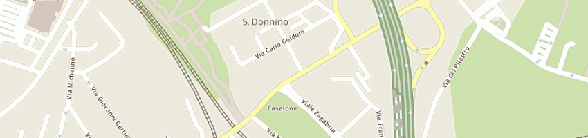 Mappa della impresa farmacia s donnino snc a BOLOGNA