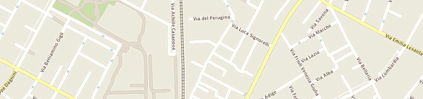 Mappa della impresa querci stefania a BOLOGNA